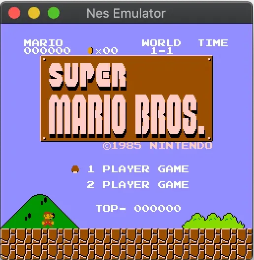 completed to start super mario bros